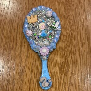 Hand Crafted Blue and Silver Kids Mirror